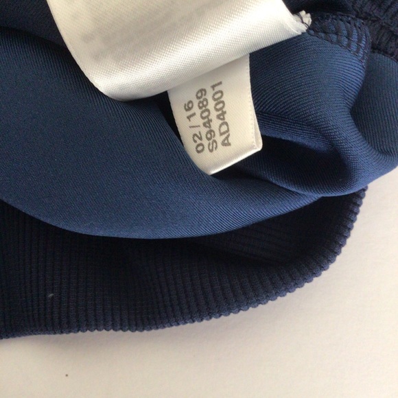 STELLA MCCARTNEY X ADIDAS BLUE CROP BOMBER JACKET SMALL - Picture 11 of 16